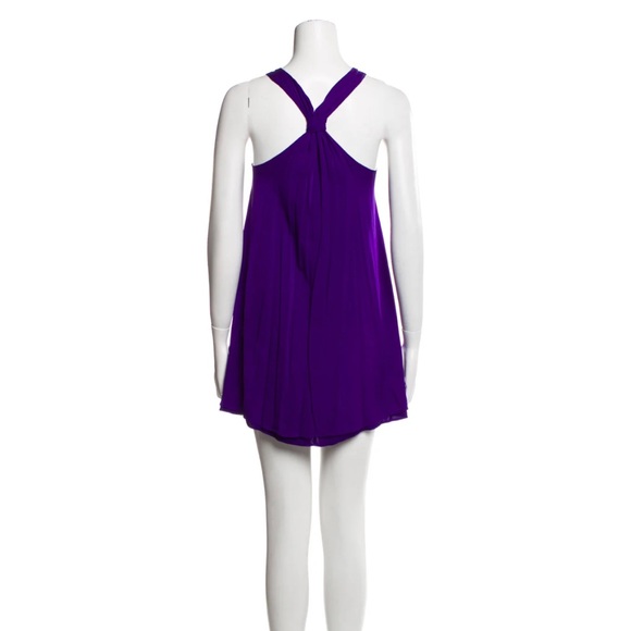 Alice + Olivia Trina Tunic Dress Purple - Picture 6 of 7